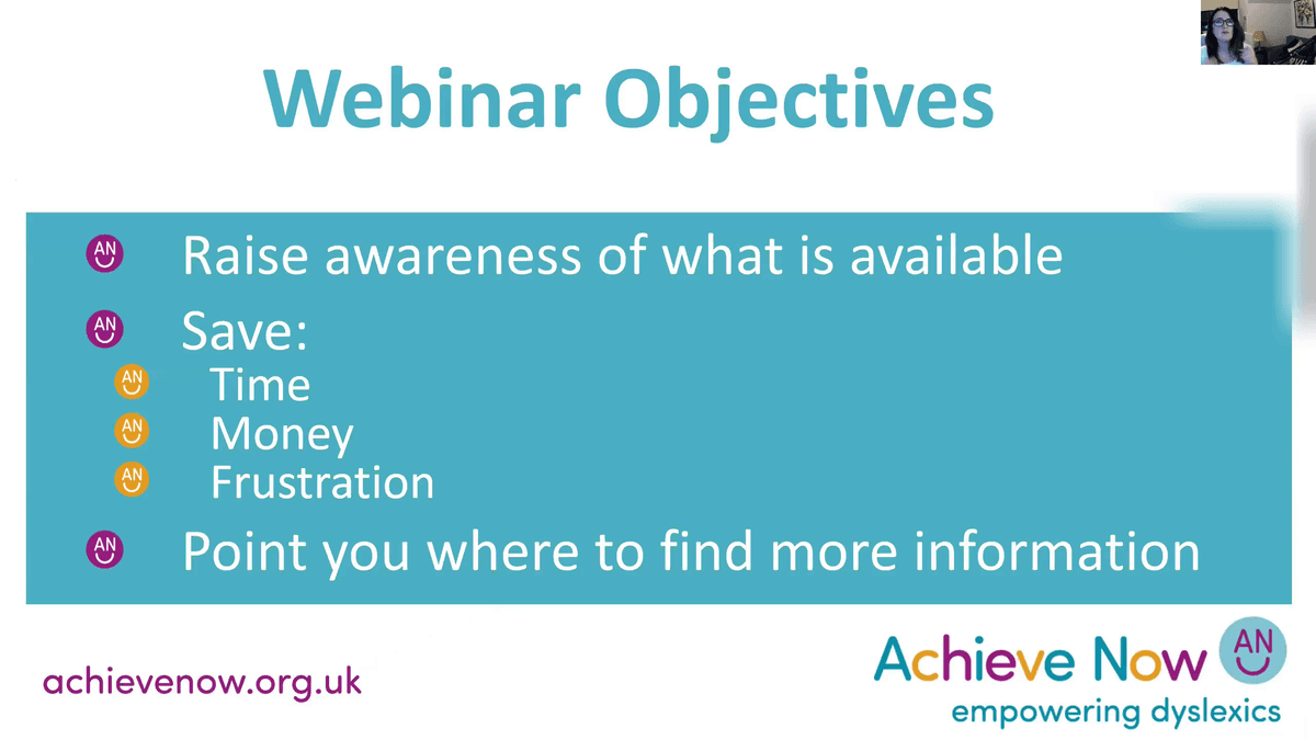 Technical Tips for Dyslexic Adults & Children poster