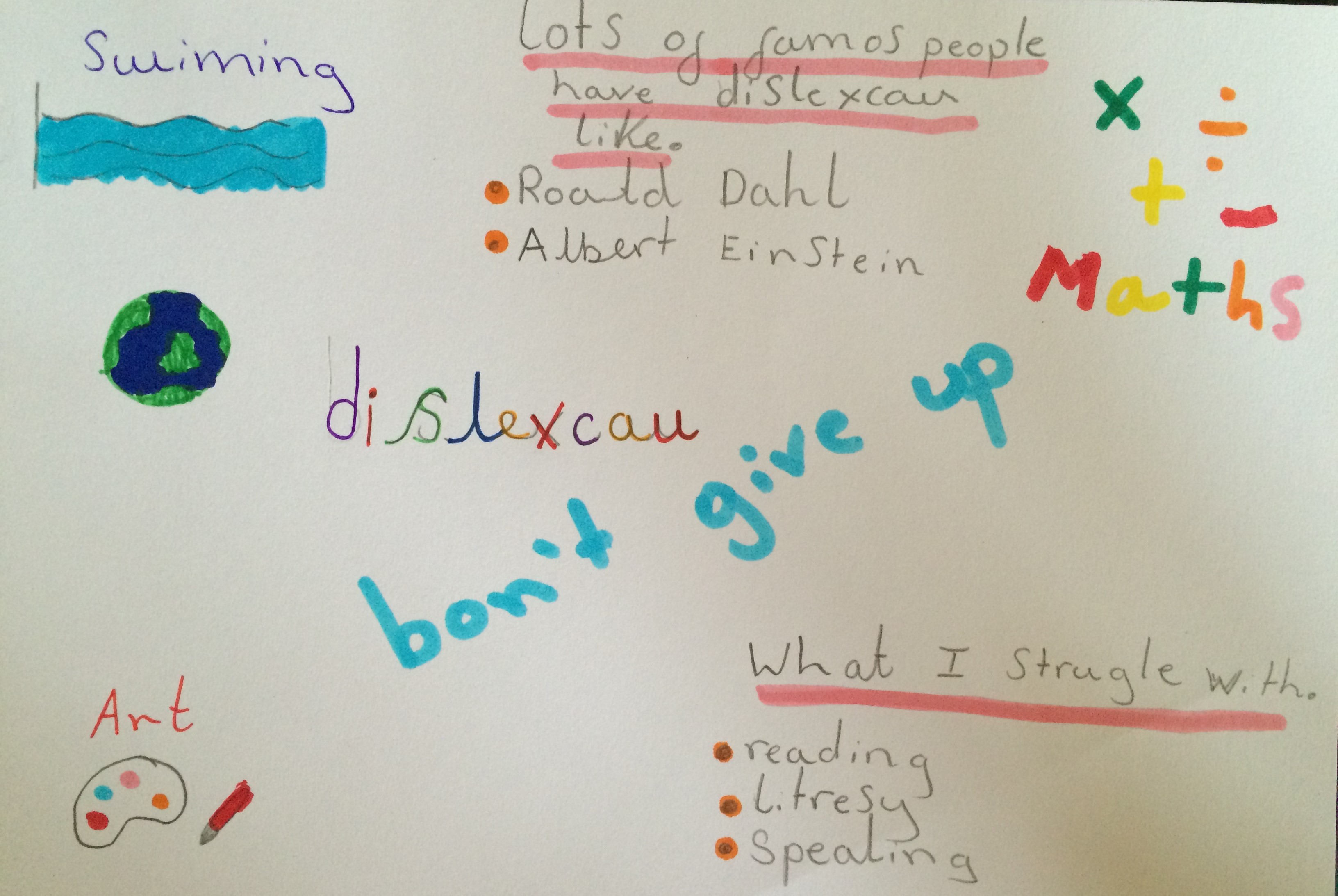 Young person's writing - artwork 5