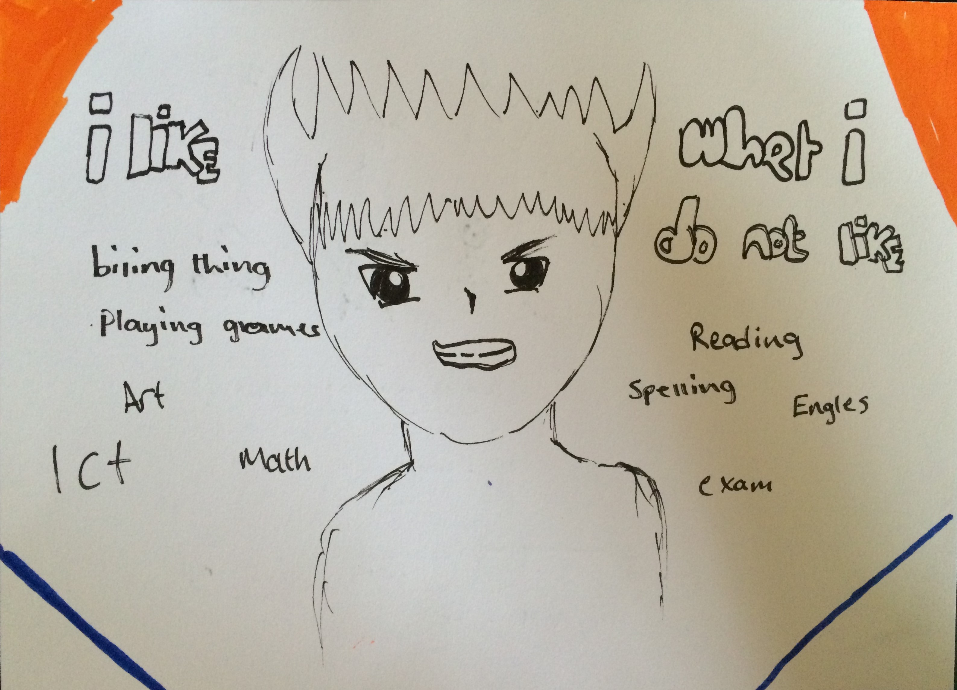 Young person's writing - artwork 10